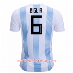 Maillot/Tenue Argentine Biglia 6 Domicile Coupe du monde 2018